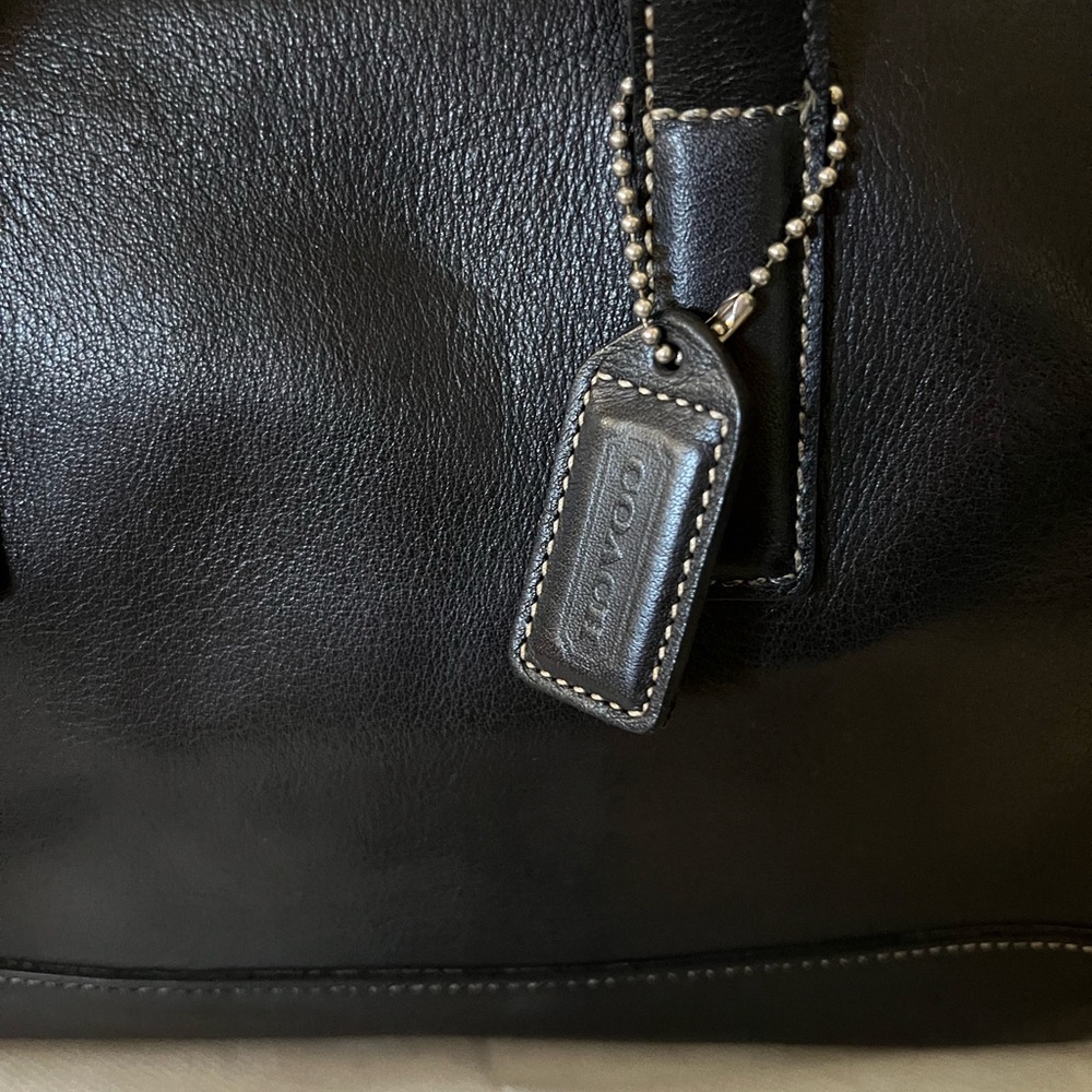 Coach Black Leather Handbag - Picture 8 of 15